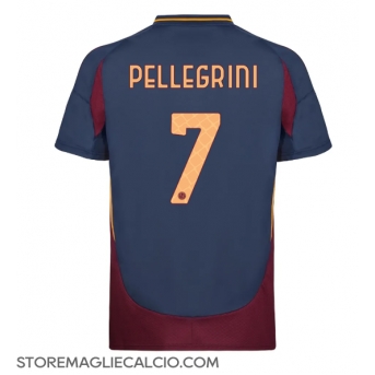AS Roma Lorenzo Pellegrini #7 Maglia Gara Terza Repliche 2024-25 Maniche Corte